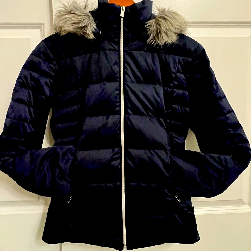 Eider XS navy insulated ski jacket.